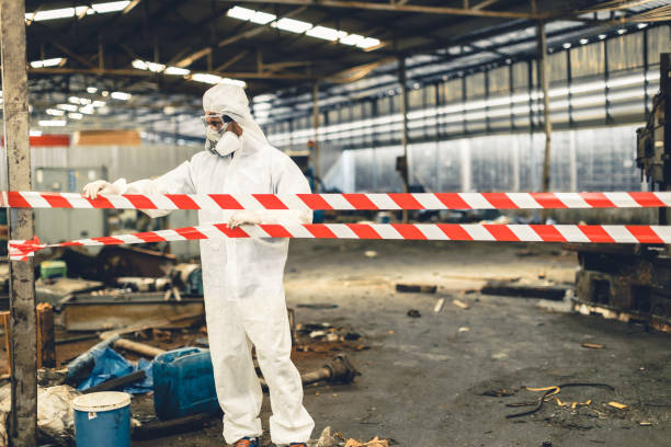 Professional Hoarding Cleanup technician working in Wellsville, MO